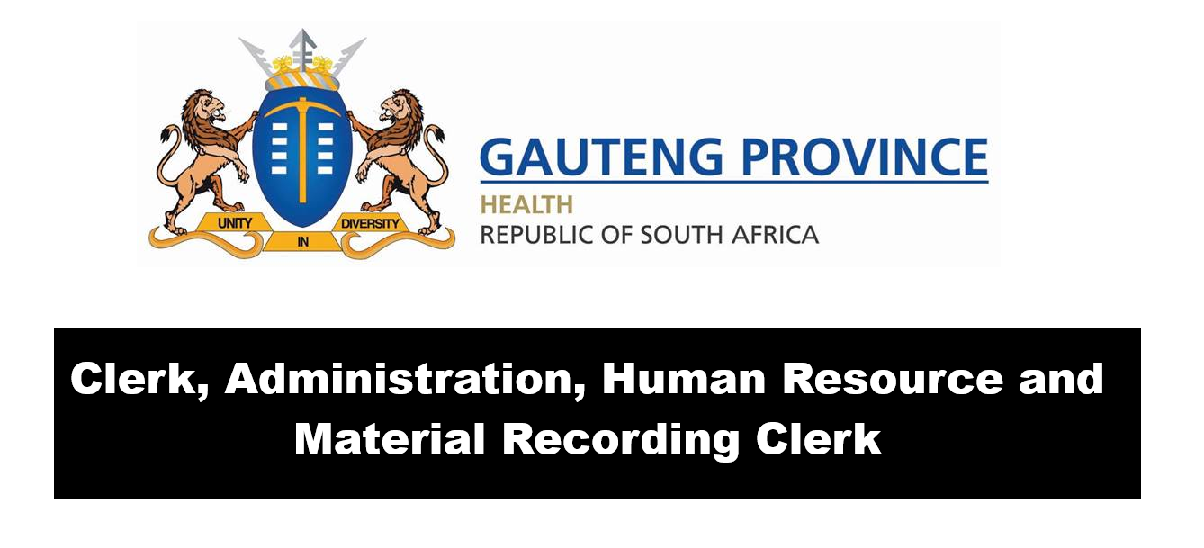 Department of Health Gauteng Jobs 2025 – Clerks & Supply Chain Posts (Closing 24 Dec)
