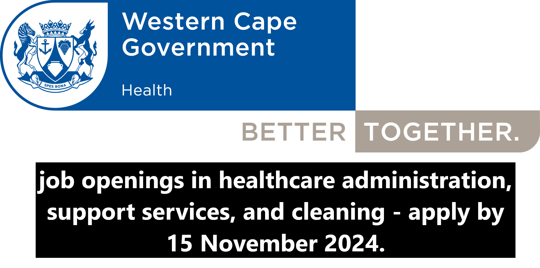 Healthcare Administration, Support, and Cleaning Opportunities – Western Cape Health Department